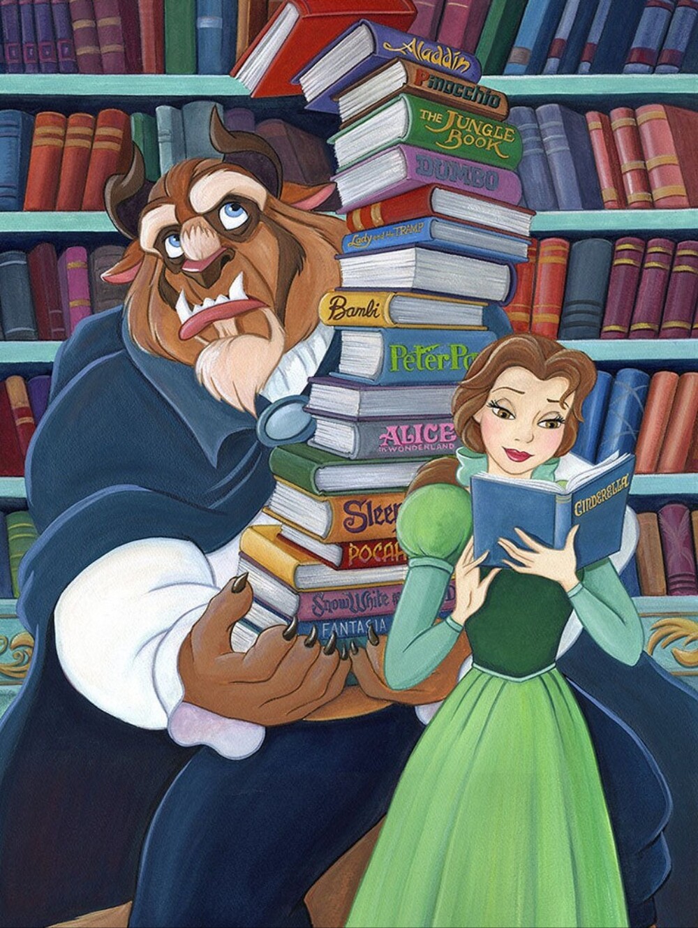 Beauty & The Beast DIY 5D Full Round Drill Diamond Painting